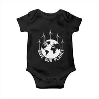Save Our Planet Baby Onesie Wind Power Electricity Earth Day 2025