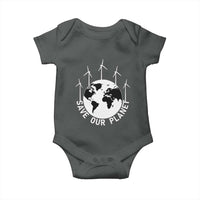 Save Our Planet Baby Onesie Wind Power Electricity Earth Day 2025