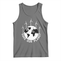 Save Our Planet Tank Top Wind Power Electricity Earth Day 2025