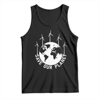 Save Our Planet Tank Top Wind Power Electricity Earth Day 2025