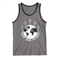 Save Our Planet Tank Top Wind Power Electricity Earth Day 2025