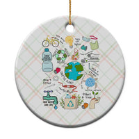 Save The Planet Ceramic Ornament Earth Day Protect Nature Environmental Recycling - Wonder Print Shop