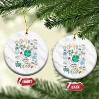 Save The Planet Ceramic Ornament Earth Day Protect Nature Environmental Recycling - Wonder Print Shop