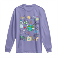 Save The Planet Long Sleeve Shirt Earth Day Protect Nature Environmental Recycling