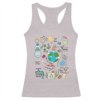 Save The Planet Racerback Tank Top Earth Day Protect Nature Environmental Recycling