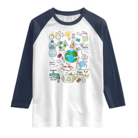 Save The Planet Raglan Shirt Earth Day Protect Nature Environmental Recycling