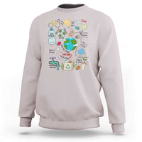 Save The Planet Sweatshirt Earth Day Protect Nature Environmental Recycling
