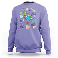 Save The Planet Sweatshirt Earth Day Protect Nature Environmental Recycling