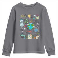 Save The Planet Youth Sweatshirt Earth Day Protect Nature Environmental Recycling