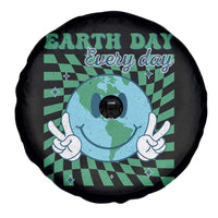 Earth Day Everyday Spare Tire Cover Smile Face Hippie Planet Anniversary