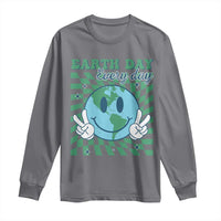 Earth Day Everyday Long Sleeve Shirt Smile Face Hippie Planet Anniversary