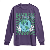 Earth Day Everyday Long Sleeve Shirt Smile Face Hippie Planet Anniversary