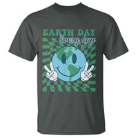 Earth Day Everyday T Shirt Smile Face Hippie Planet Anniversary