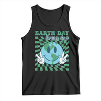 Earth Day Everyday Tank Top Smile Face Hippie Planet Anniversary
