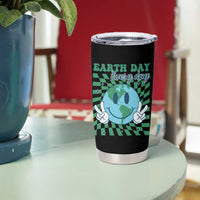 Earth Day Everyday Tumbler Cup Smile Face Hippie Planet Anniversary