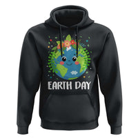 Happy Earth Day Hoodie Cute Earth With Floral