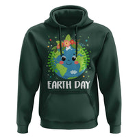 Happy Earth Day Hoodie Cute Earth With Floral