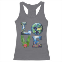 Earth Day LOVE Racerback Tank Top Planet Anniversary Everyday