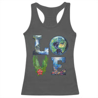 Earth Day LOVE Racerback Tank Top Planet Anniversary Everyday
