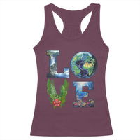 Earth Day LOVE Racerback Tank Top Planet Anniversary Everyday