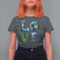 Earth Day LOVE T Shirt For Women Planet Anniversary Everyday