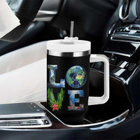 Earth Day LOVE Tumbler With Handle Planet Anniversary Everyday