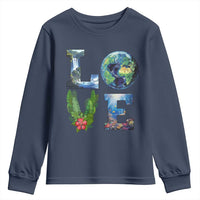 Earth Day LOVE Youth Sweatshirt Planet Anniversary Everyday