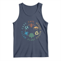 Save Bees Rescue Animals Recycle Plastic Tank Top Earth Day Protect The Environment