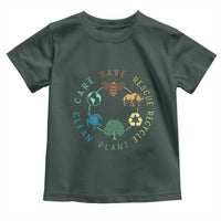 Save Bees Rescue Animals Recycle Plastic Toddler T Shirt Earth Day Protect The Environment