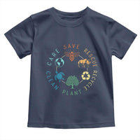 Save Bees Rescue Animals Recycle Plastic Toddler T Shirt Earth Day Protect The Environment