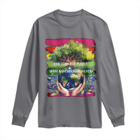 Earth Day Long Sleeve Shirt And I Think To Myself What A Wonderful World Rainbow