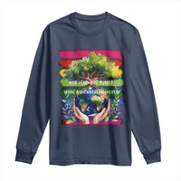 Earth Day Long Sleeve Shirt And I Think To Myself What A Wonderful World Rainbow