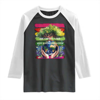 Earth Day Raglan Shirt And I Think To Myself What A Wonderful World Rainbow