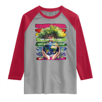 Earth Day Raglan Shirt And I Think To Myself What A Wonderful World Rainbow