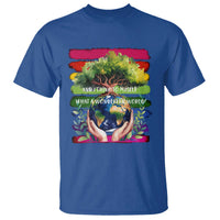 Earth Day T Shirt And I Think To Myself What A Wonderful World Rainbow