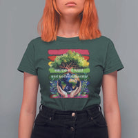 Earth Day T Shirt For Women And I Think To Myself What A Wonderful World Rainbow