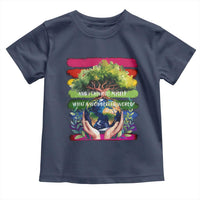 Earth Day Toddler T Shirt And I Think To Myself What A Wonderful World Rainbow