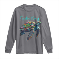 Sea Turtle Earth Day Long Sleeve Shirt Save The Earth