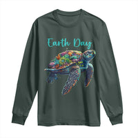Sea Turtle Earth Day Long Sleeve Shirt Save The Earth