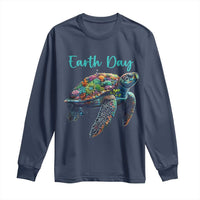 Sea Turtle Earth Day Long Sleeve Shirt Save The Earth