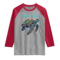Sea Turtle Earth Day Raglan Shirt Save The Earth
