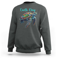 Sea Turtle Earth Day Sweatshirt Save The Earth