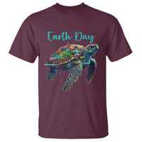 Sea Turtle Earth Day T Shirt Save The Earth