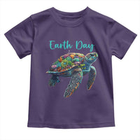 Sea Turtle Earth Day Toddler T Shirt Save The Earth