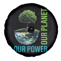 Our Power Our Planet Spare Tire Cover Earth Day 2025