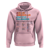 AAPI Heritage Month Hoodie Asian American and Pacific Islander Countries Pride