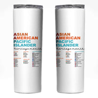 AAPI Heritage Month Skinny Tumbler Asian American and Pacific Islander Countries Pride