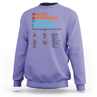 AAPI Heritage Month Sweatshirt Asian American and Pacific Islander Countries Pride