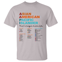 AAPI Heritage Month T Shirt Asian American and Pacific Islander Countries Pride