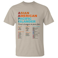 AAPI Heritage Month T Shirt Asian American and Pacific Islander Countries Pride